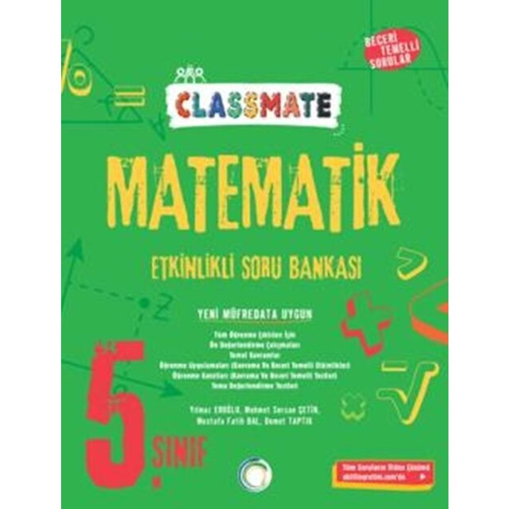 Okyanus Yayınları 5. Sınıf Matematik Classmate Etkinlikli Soru Bankası