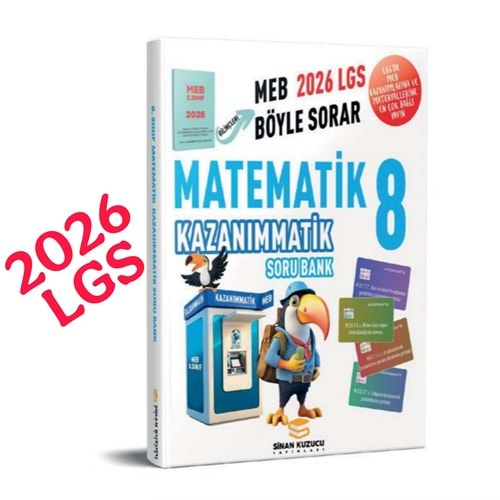 2026 lgs 8. Sınıf Matematik KAZANIMMATİK SORU BANKASI