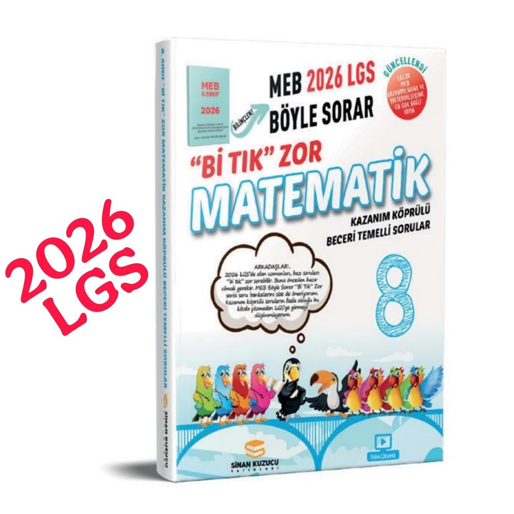 Bi Tık Zor 8. Sınıf Matematik Soru banksı