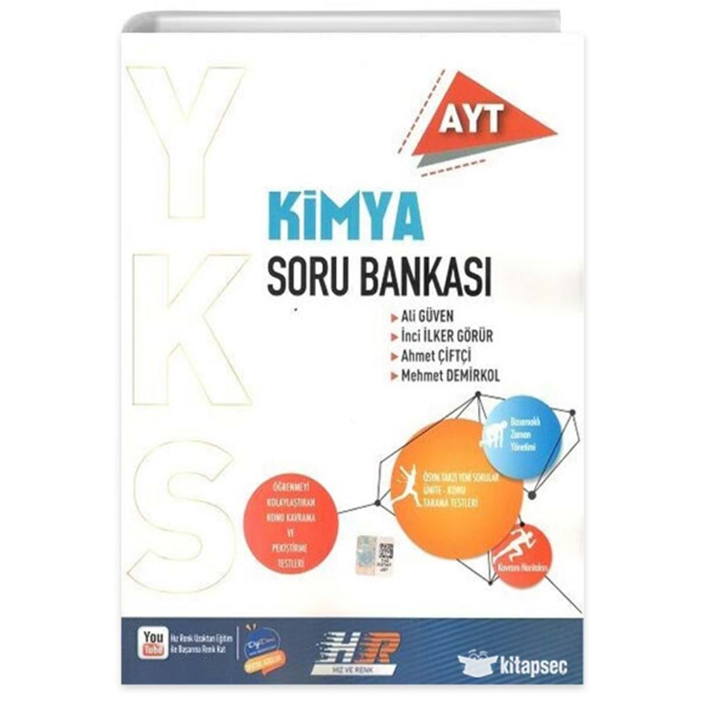 Hız ve Renk AYT Kimya Soru Bankası