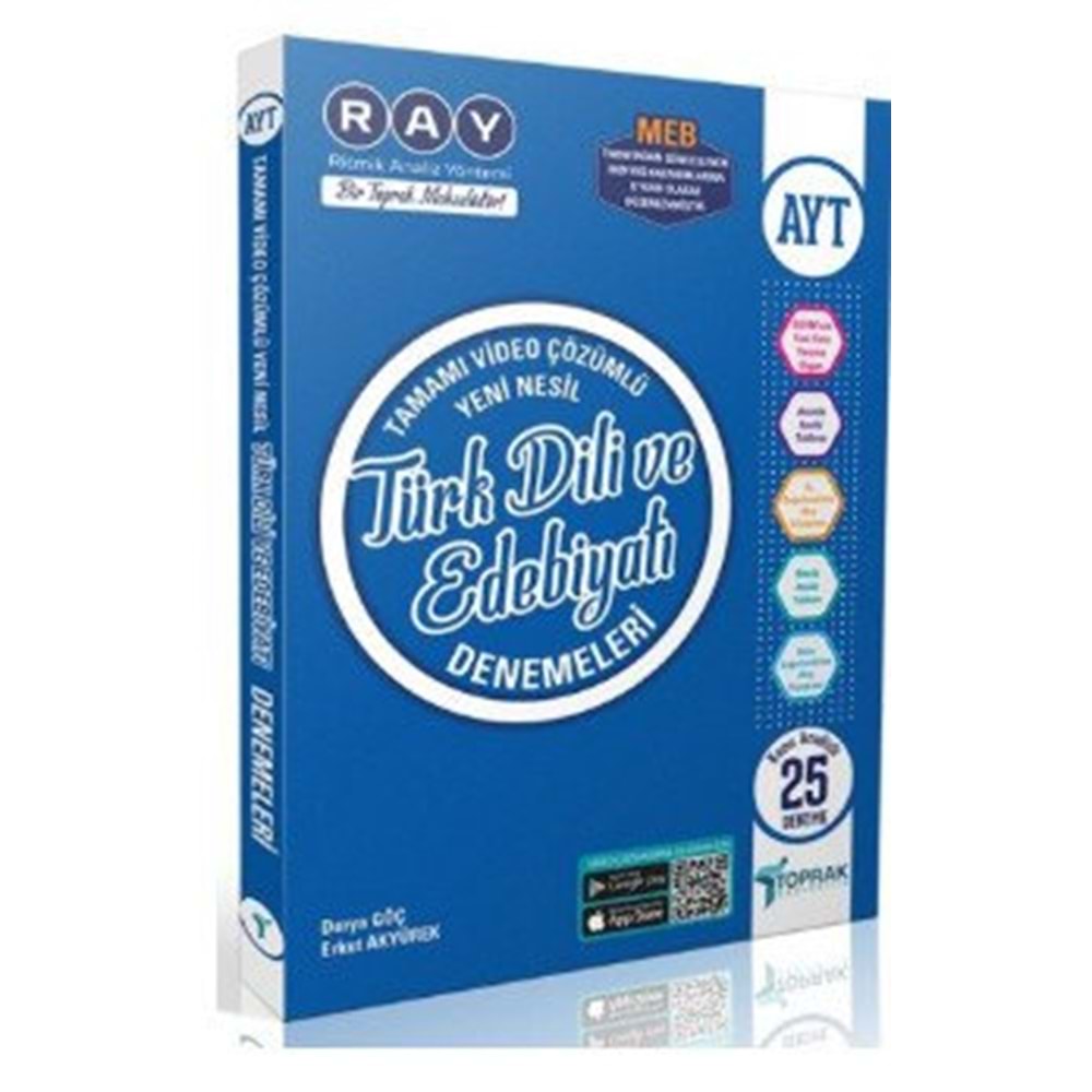 TOPRAK AYT DENEMELERİ 1. DÖNEM TÜRKDİLİ EDEBİYATI