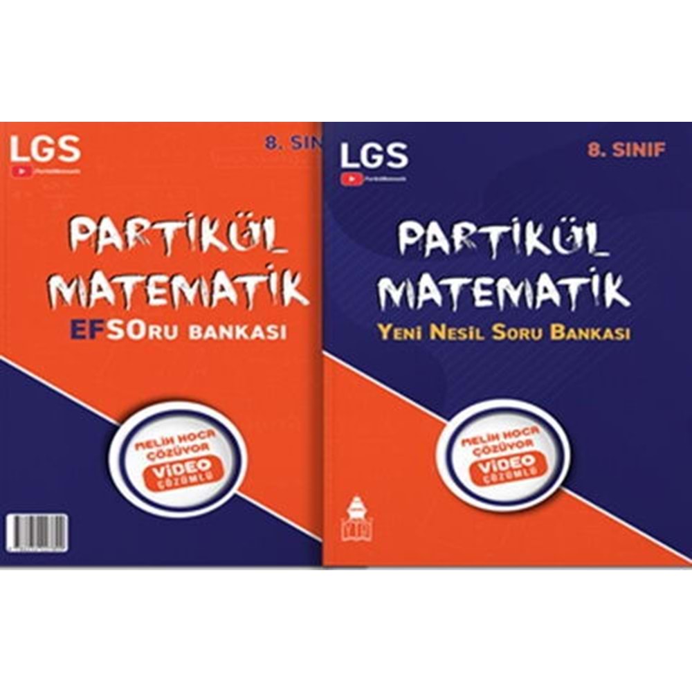 Tonguç Yayınları 8. Sınıf Lgs Partikül Matematik Efso Ve Yeni Nesil Soru Bankası 2 Kitap Birarada