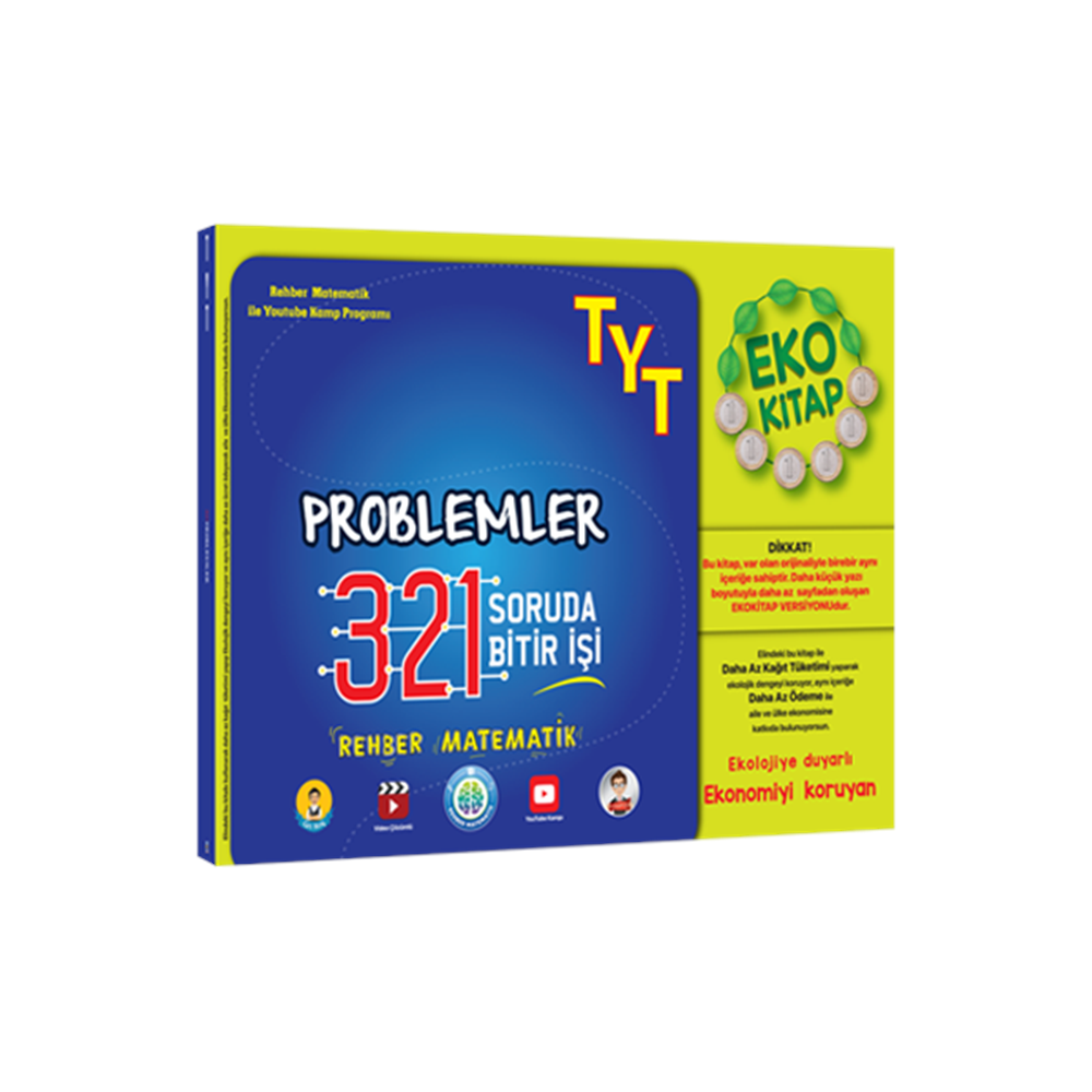 Tonguç Eko Kitap TYT Problemler 321 Rehber Matematik Fasikülleri