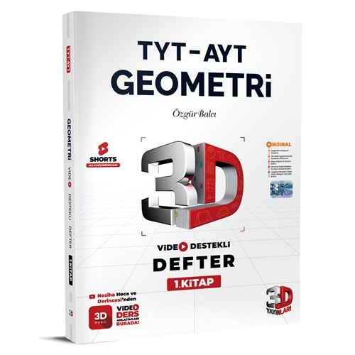 3D Tyt Ayt Geometri Defter