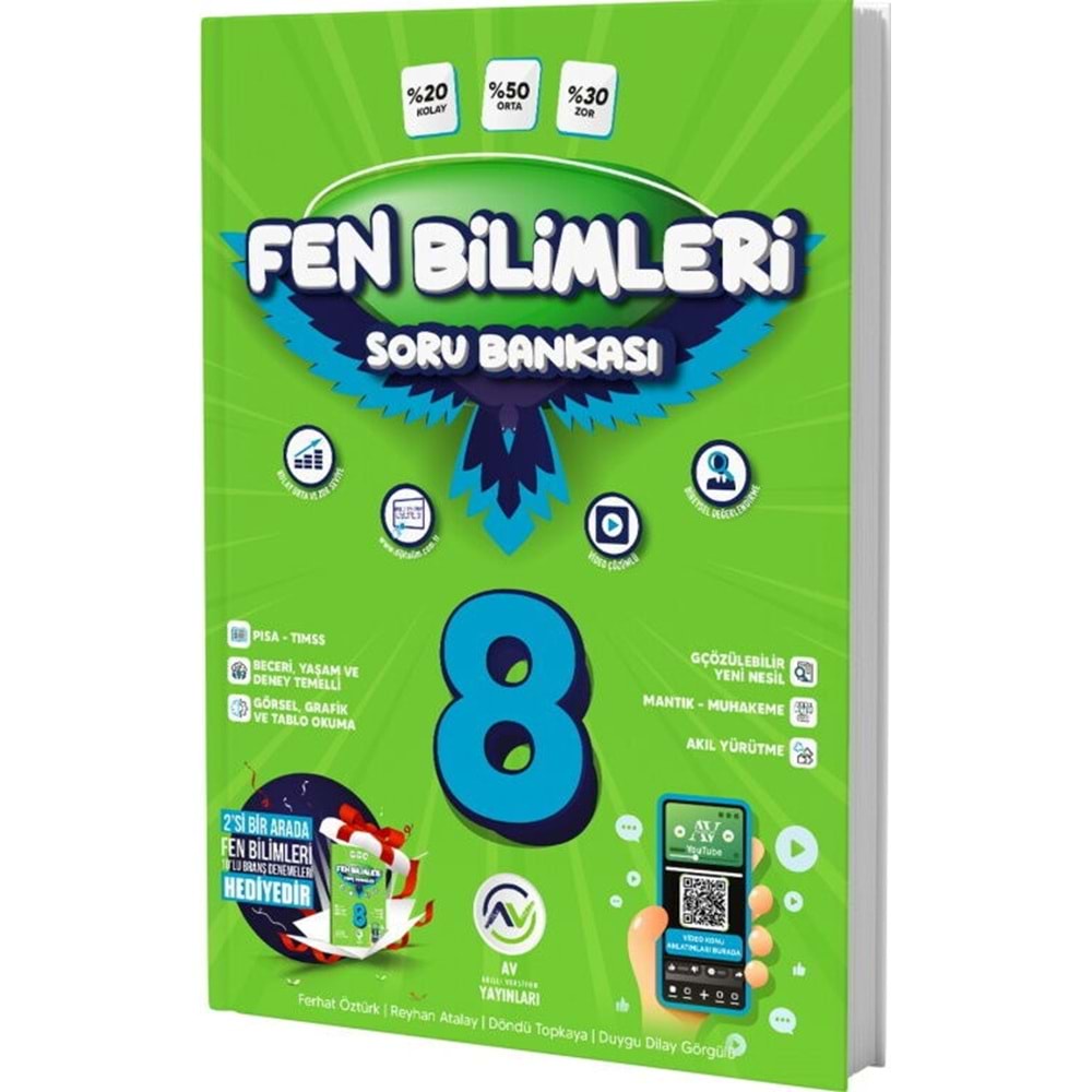 Av Yayınları 8. Sınıf Fen Bilimleri Soru Bankası